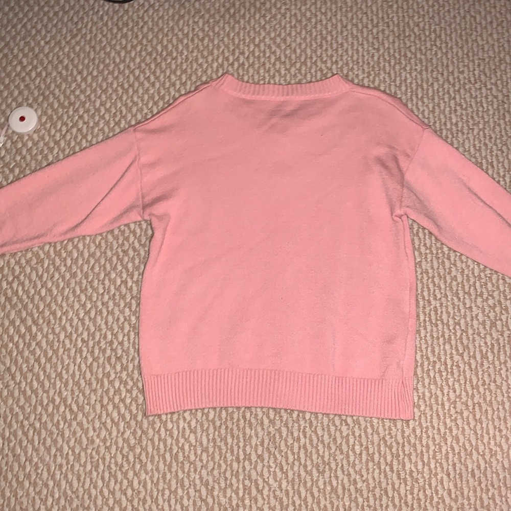 Pink Heart Cardigan ~ SMALL - Picture 6 of 9